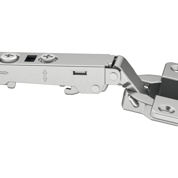 Cerniera Automatica M310 d.35 Ammortizzata da Avvitare Foratura 48/6 Collo Basso110° Nichelato